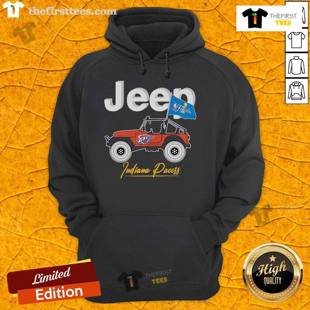 Premium Jeep NBA Finals Oklahoma City Thunder hoodie in vibrant team colors, perfect for fans and game day attire.