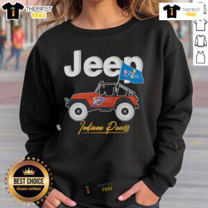 Premium Jeep NBA Finals Oklahoma City Thunder sweatshirt featuring bold team graphics and comfortable fit.