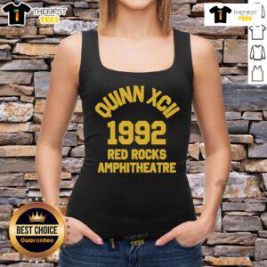 Premium Quinn XCII Red Rocks tank top 2025, featuring a stylish design perfect for music lovers and concert enthusiasts.