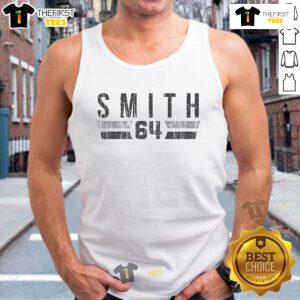 Alt Text: Premium Shane Smith 64 Chicago W Font Vintage Tank Top featuring a retro design and stylish fit for casual wear.