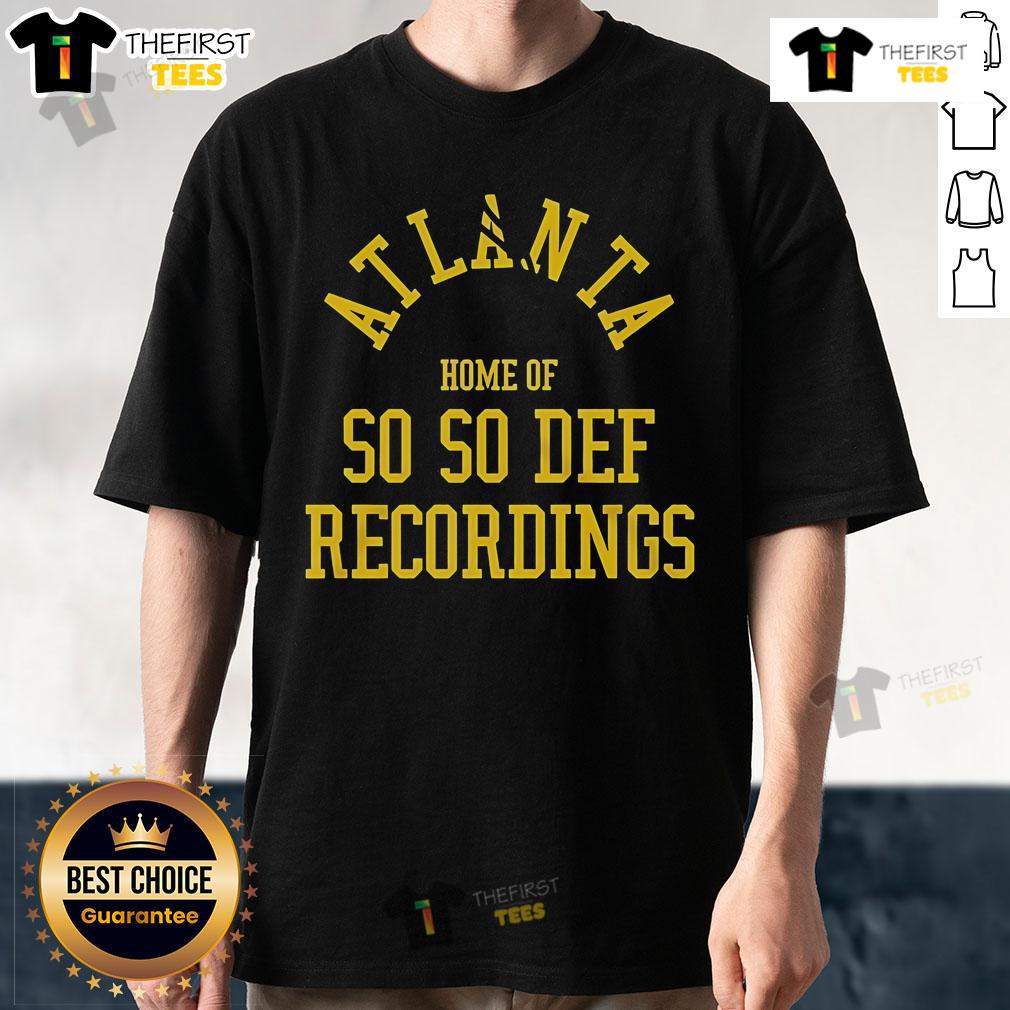 Premium So So Def Home Of So So Atlanta T-Shirt featuring vibrant graphics and a stylish design for fans of the brand.