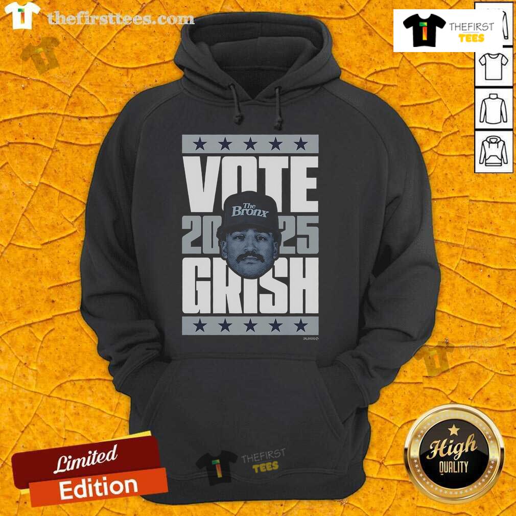Premium Trent Grisham 2025 Vote Hoodie showcasing stylish design perfect for fans supporting the baseball star.