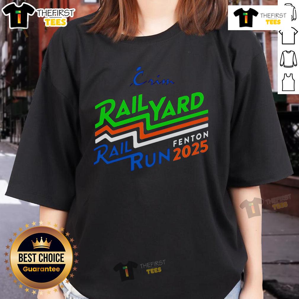 Premium Crim Rail Yard Rail Run Fenton 2025 Ladies Tee featuring stylish design and comfortable fit for active women.