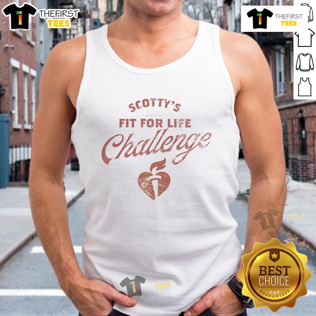 Pretty Fit for Life Challenge Tank Top featuring a stylish design, perfect for fitness enthusiasts and workout lovers.