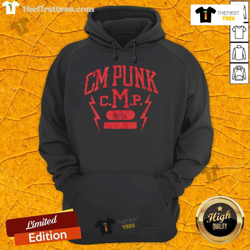 CM Punk vintage hoodie with middle finger design, showcasing wrestling attitude and style in a trendy graphic apparel.