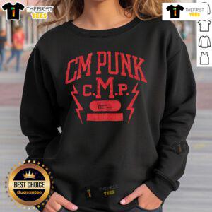 Vintage CM Punk wrestling sweatshirt featuring middle finger graphic, perfect for fans of wrestling attitude and style.