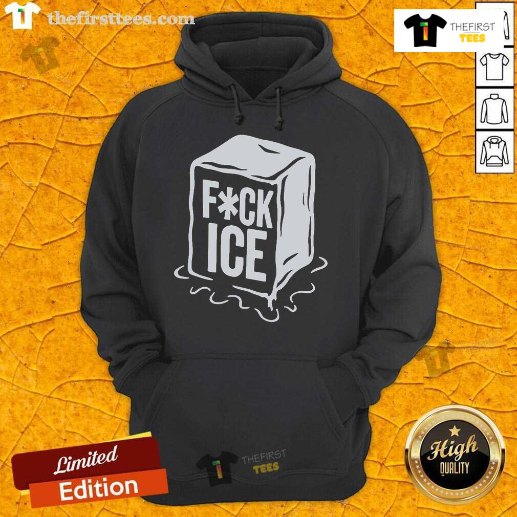 Trendy Top-Fck-ICE-Print-Hoodie featuring bold graphic design, perfect for casual streetwear fashion enthusiasts.