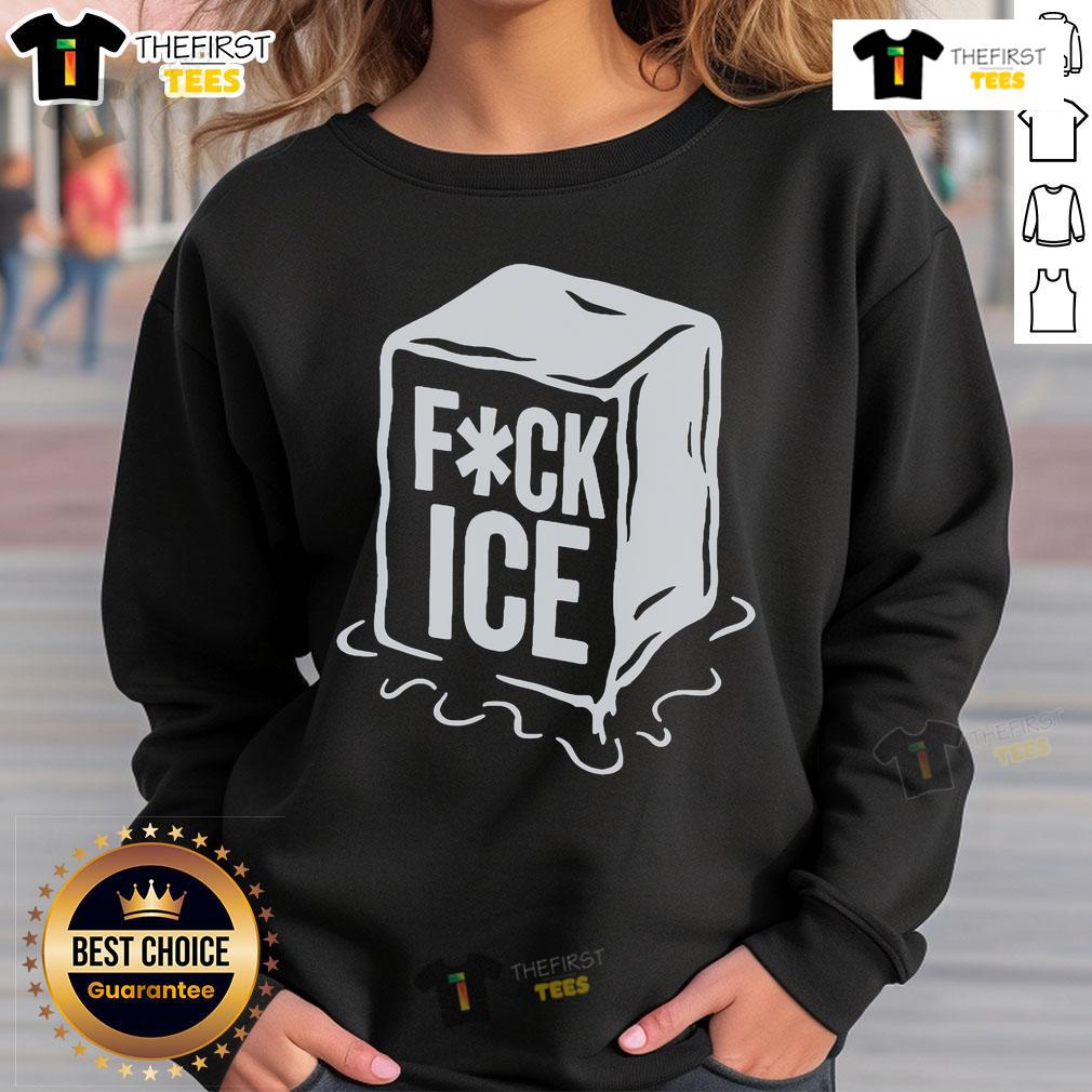 Stylish Top-Fck-ICE-Print-Sweatshirt featuring bold graphic design, perfect for casual wear and street style.