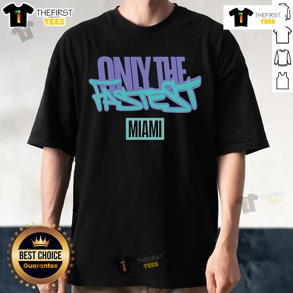 Top Grand Slam Track on the Fastest Miami Slam Champions 2025 T-Shirt featuring vibrant graphics and bold design.