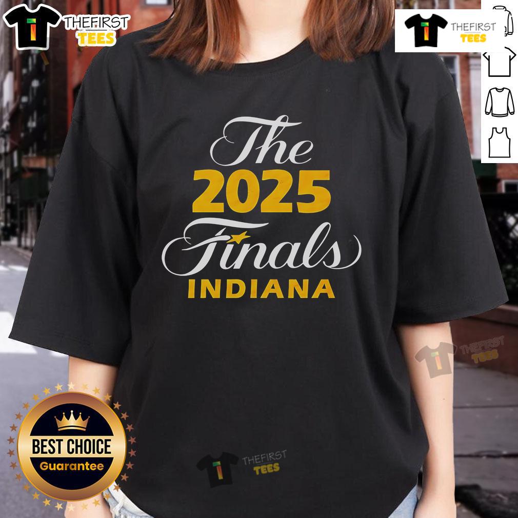 Top-The-2025-Finals-Indiana-Ladies-Tee featuring stylish design and vibrant colors for fans celebrating the finals.