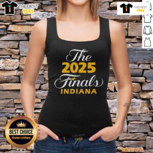 Top-The-2025-Finals-Indiana-Tank-Top featuring vibrant design and team colors, perfect for fans celebrating the finals.