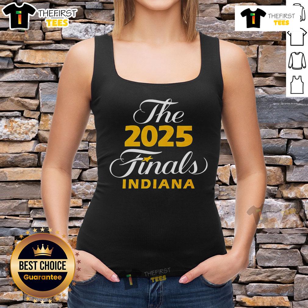 Top-The-2025-Finals-Indiana-Tank-Top featuring vibrant design and team colors, perfect for fans celebrating the finals.