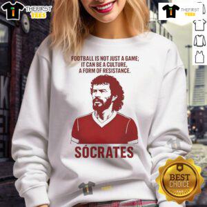Alt Text: Nice Football sweatshirt showcasing culture and resistance, emphasizing that football is more than just a game.