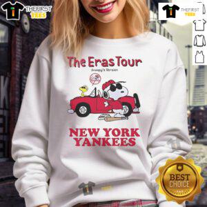 Nice New York Yankees The Eras Tour Snoopy sweatshirt featuring a stylish design perfect for fans and casual wear.