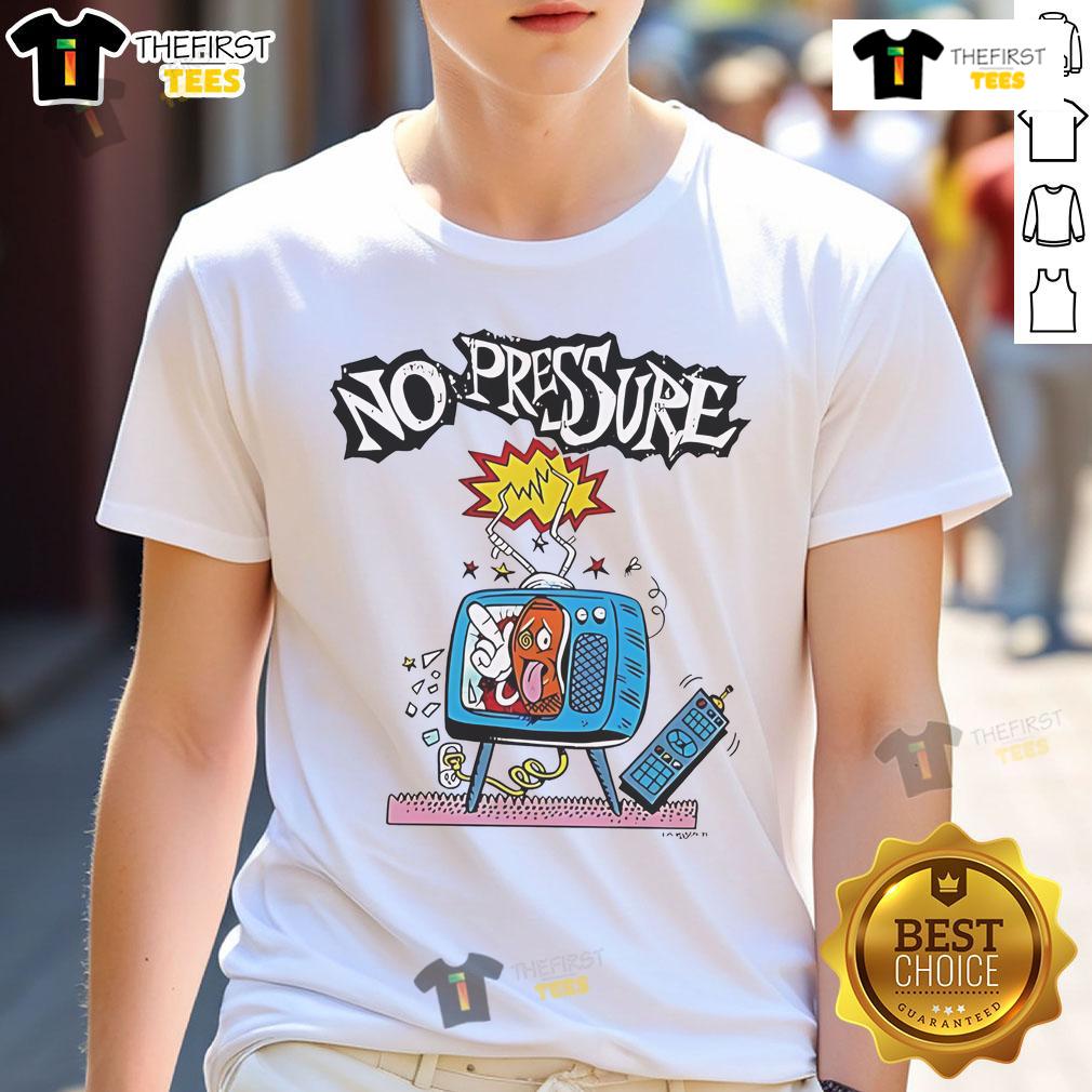 Nice No Pressure TV cartoon T-shirt featuring a colorful, playful design perfect for casual wear and TV show fans.