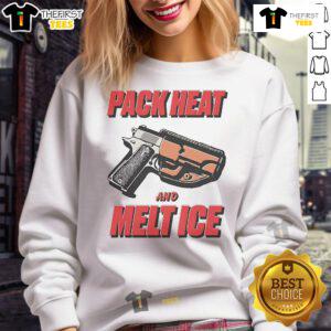 Nice Pack Heat and Melt Ice Sweatshirt featuring a cozy design perfect for winter wear and outdoor activities.