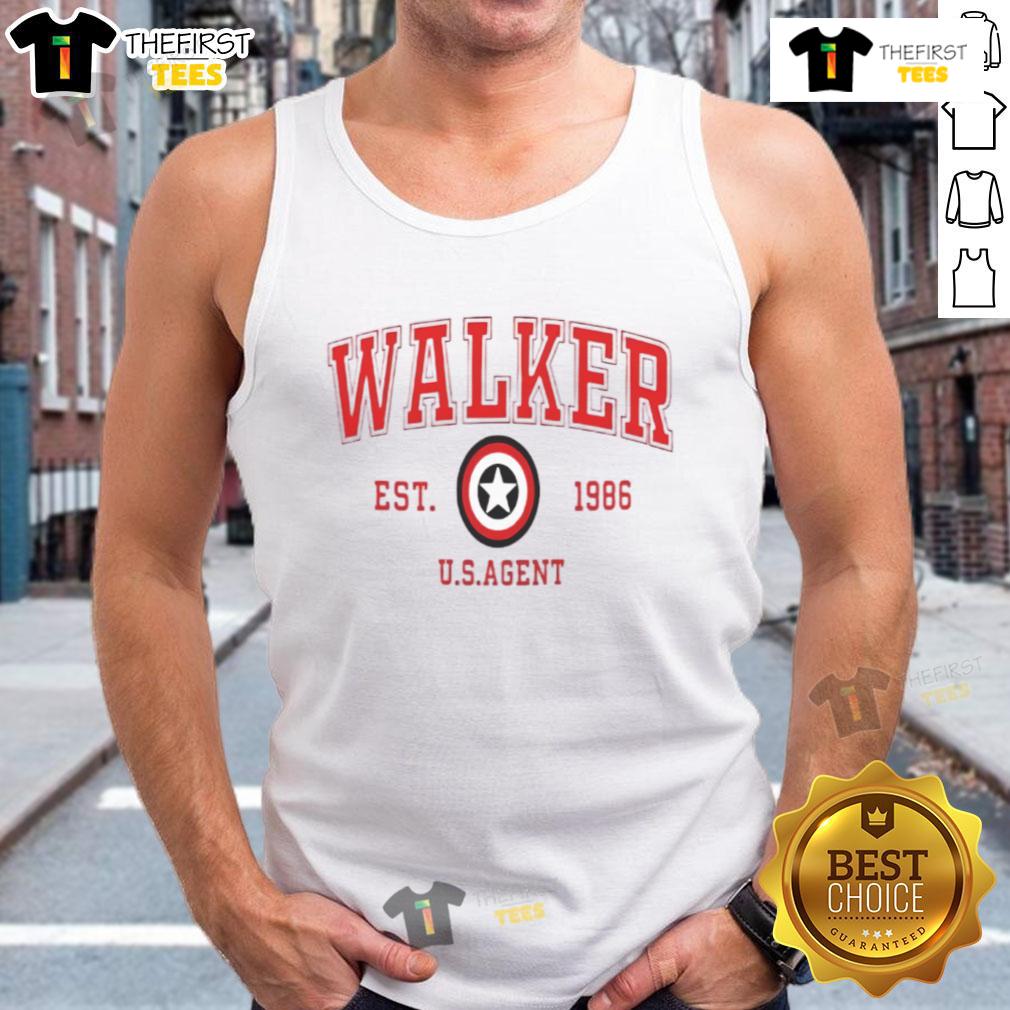 Nice Walker Est 1996 US Agent Tank Top featuring a bold graphic design, perfect for casual summer wear.