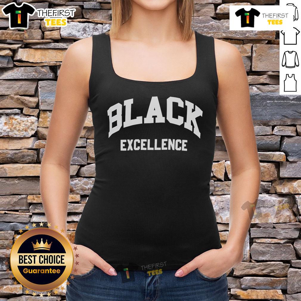 Official Black Excellence Tank Top featuring a bold design celebrating black culture and empowerment.
