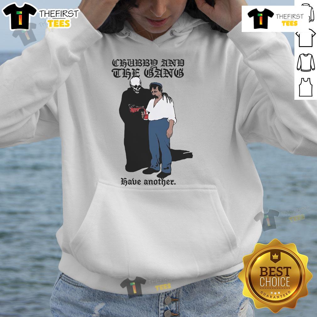 Official Chubby and the Gang hoodie featuring vibrant colors and bold logo, perfect for fans of the band.