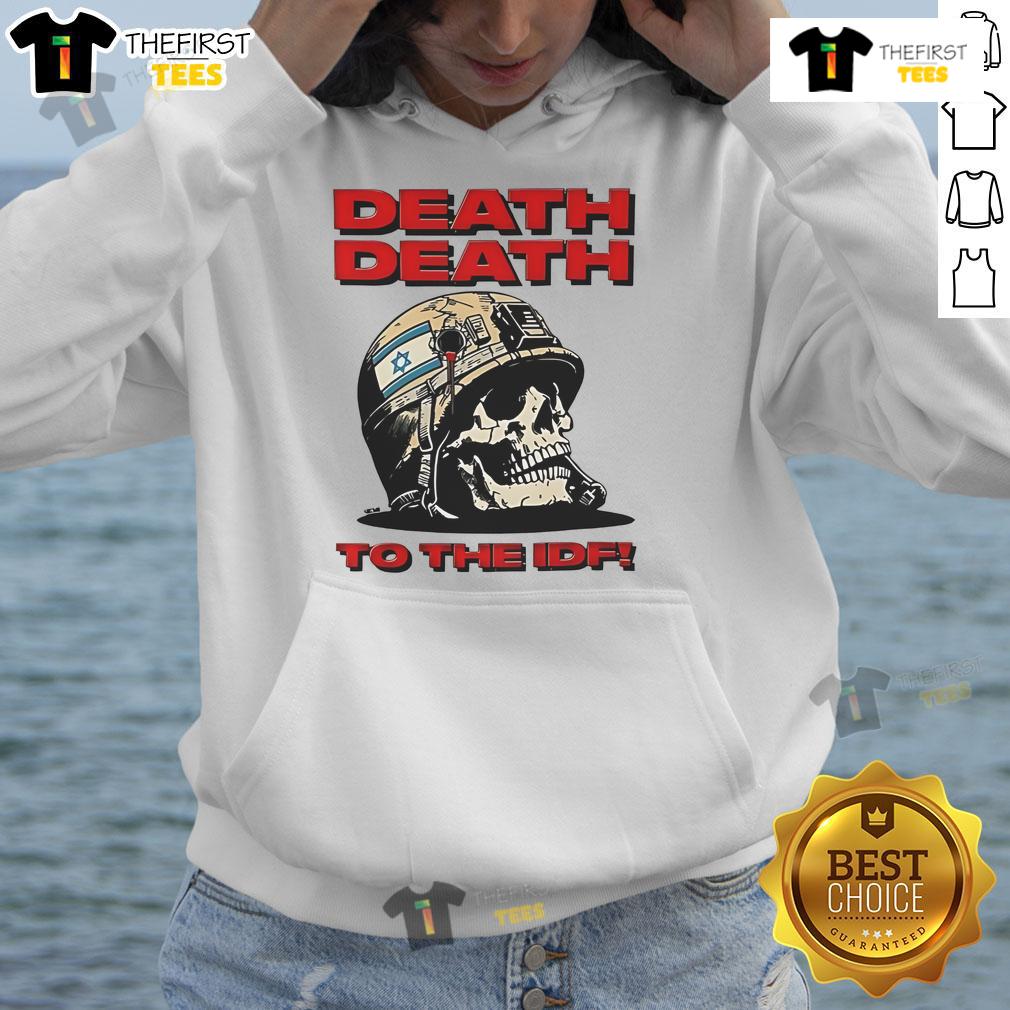 Official Death To The IDF Hoodie featuring bold graphic design and stylish fit, perfect for making a statement.