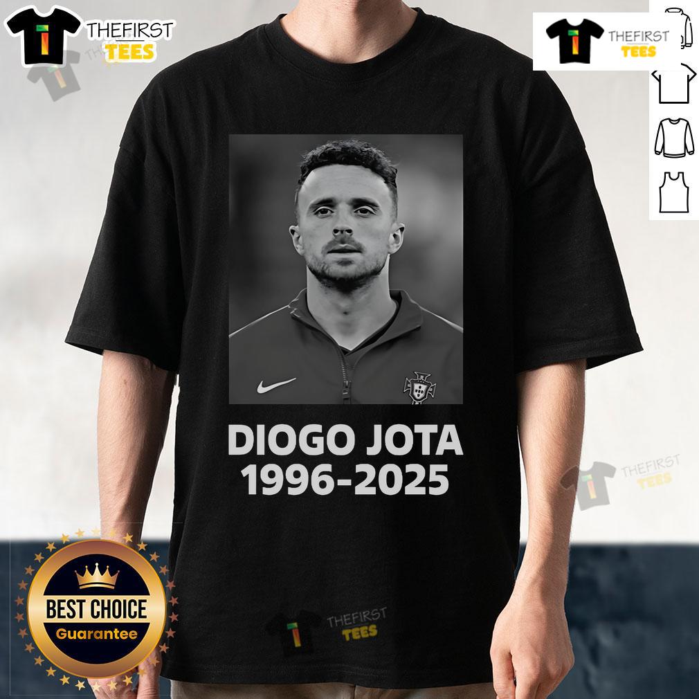 Official Diogo Jota 1996-2025 T-Shirt featuring a stylish design celebrating the football star's legacy.