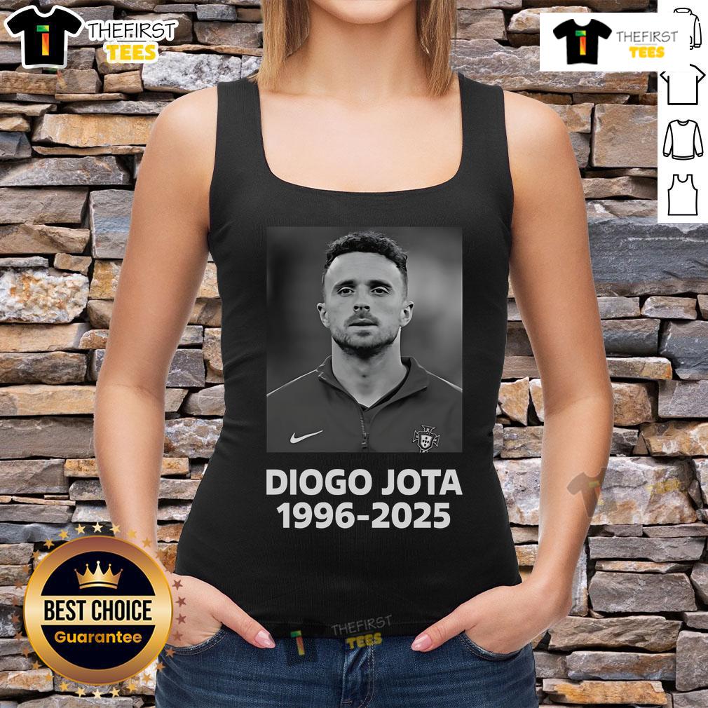 Official Diogo Jota 1996-2025 Tank Top featuring a stylish design and vibrant colors for fans and sports enthusiasts.