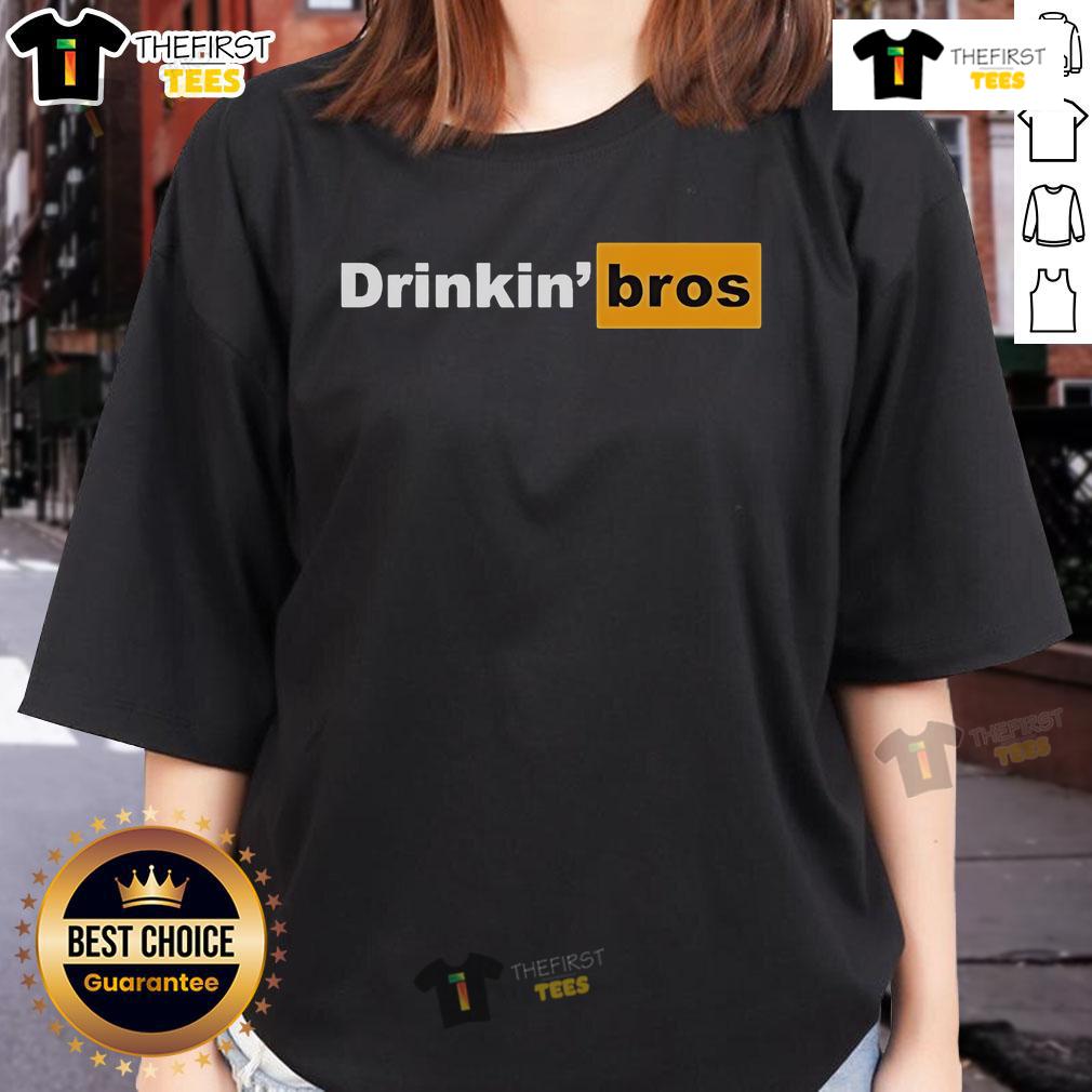 Official Drinkin Bros Pornhub logo ladies tee featuring stylish design, perfect for fans of Drinkin Bros apparel.