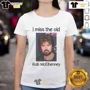 Alt Text: Official I Miss The Old Rob McElhenney Ladies Tee featuring stylish design for fans of the actor and It's Always Sunny.