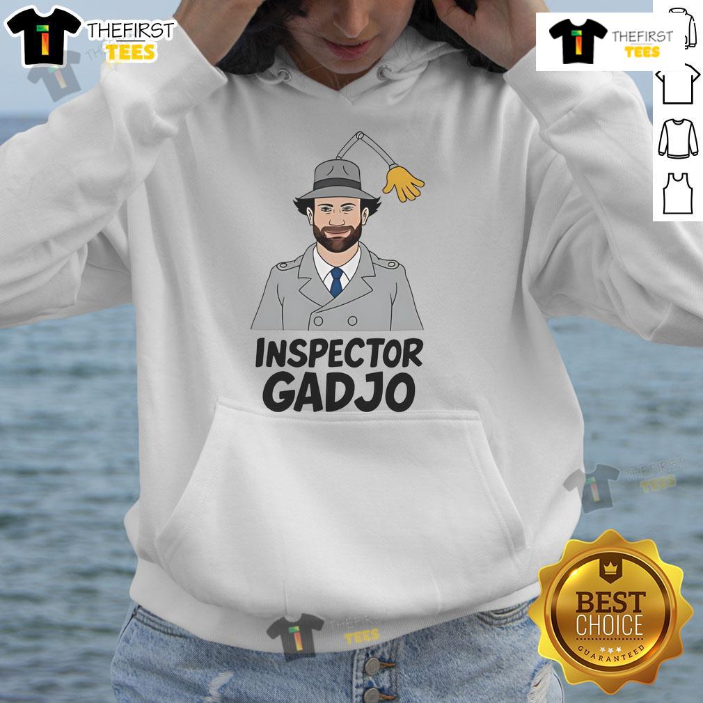 Official Inspector Gadjo cartoon hoodie featuring Florida Panthers logo, perfect for fans and stylish casual wear.