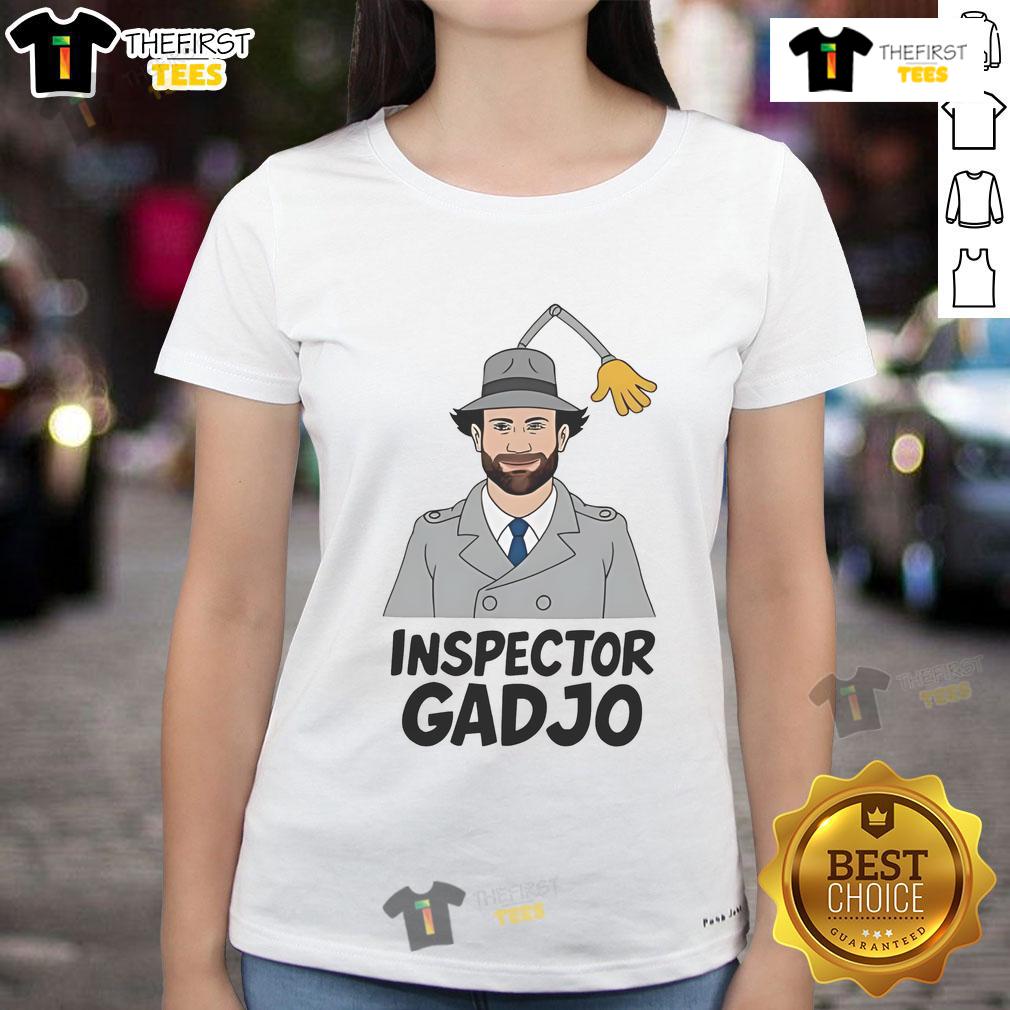 Official Inspector Gadjo cartoon Florida Panthers ladies tee featuring vibrant graphics and team logo.