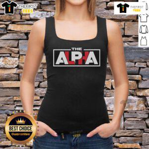 Alt Text: Official Konosuke Takeshita The Alpha The Summit tank top featuring a bold design and vibrant colors.