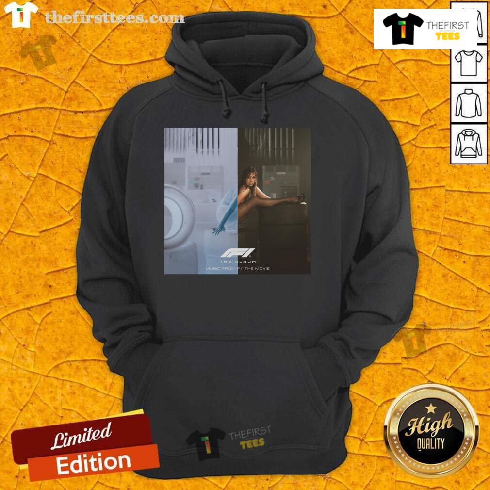 Official Tate McRae Just Keep Watching The Album hoodie featuring a stylish design inspired by F1 The Movie.