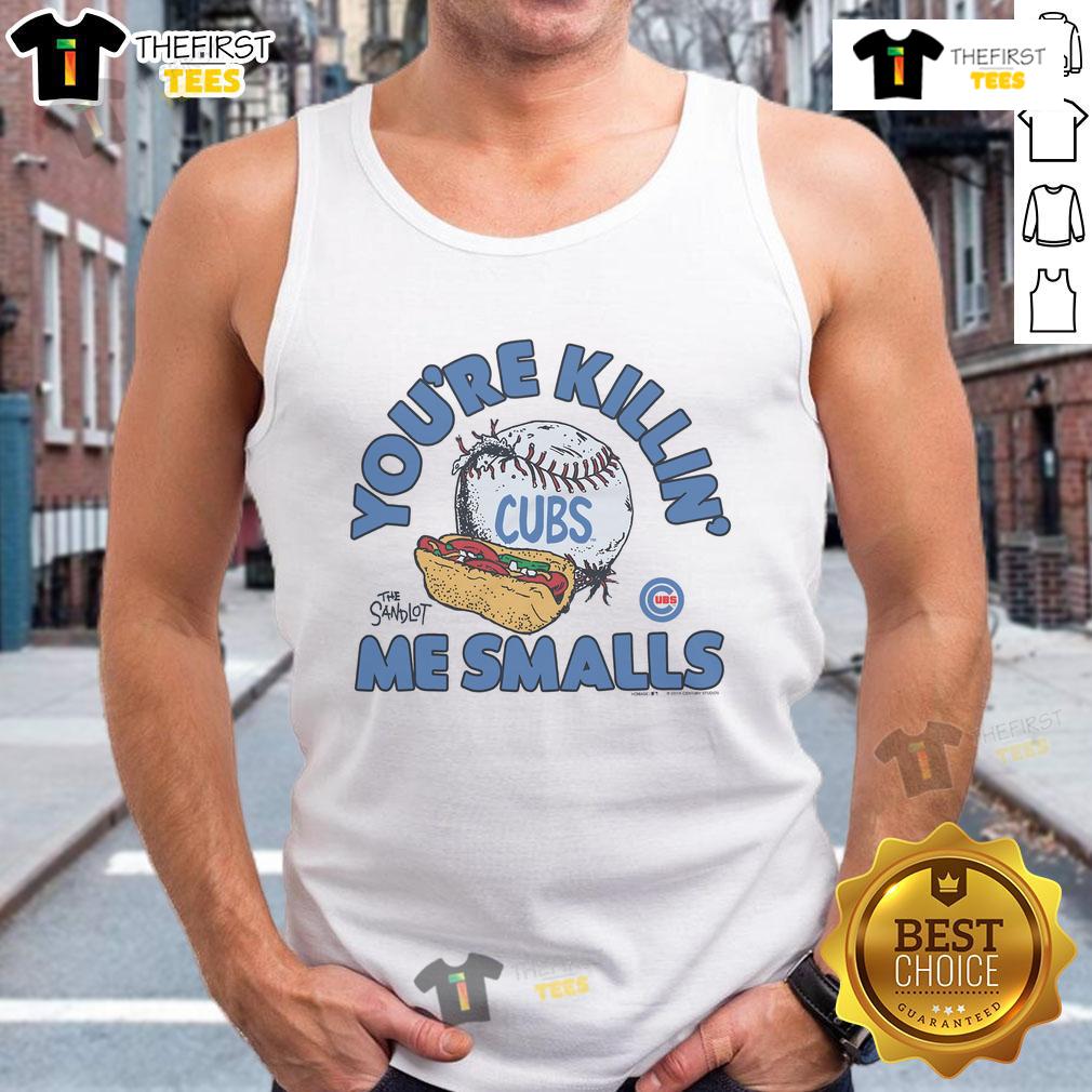 Official The Sandlot x Chicago Cubs You're Killin Me Smalls tank top featuring iconic baseball movie quote.
