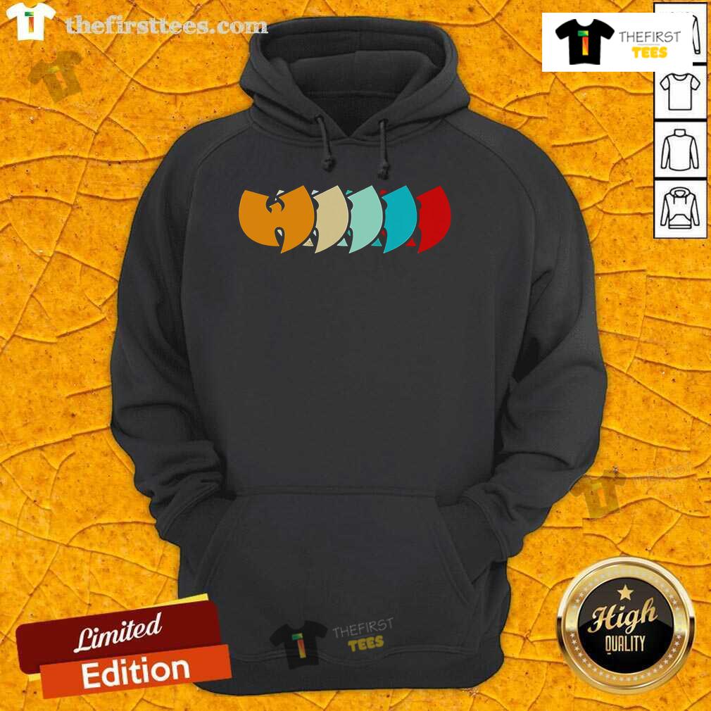 Original Wu-Tang vintage hoodie featuring iconic logo and classic design, perfect for fans and collectors.