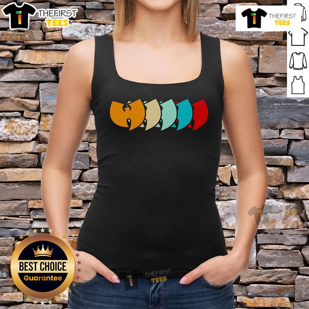 Original Wu-Tang vintage tank top featuring iconic logo and retro design, perfect for fans of hip-hop fashion.