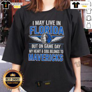 Pretty ladies tee for Dallas Mavericks fans, showcasing team spirit with a Florida twist on game day.