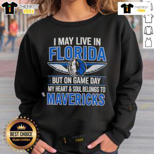 Alt Text: Dallas Mavericks sweatshirt for game day, showcasing team spirit for fans living in Florida.