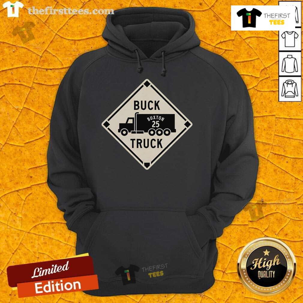 Top Buck Truck Byron Buxton Hoodie featuring a stylish design, perfect for fans of the Minnesota Twins and baseball enthusiasts.