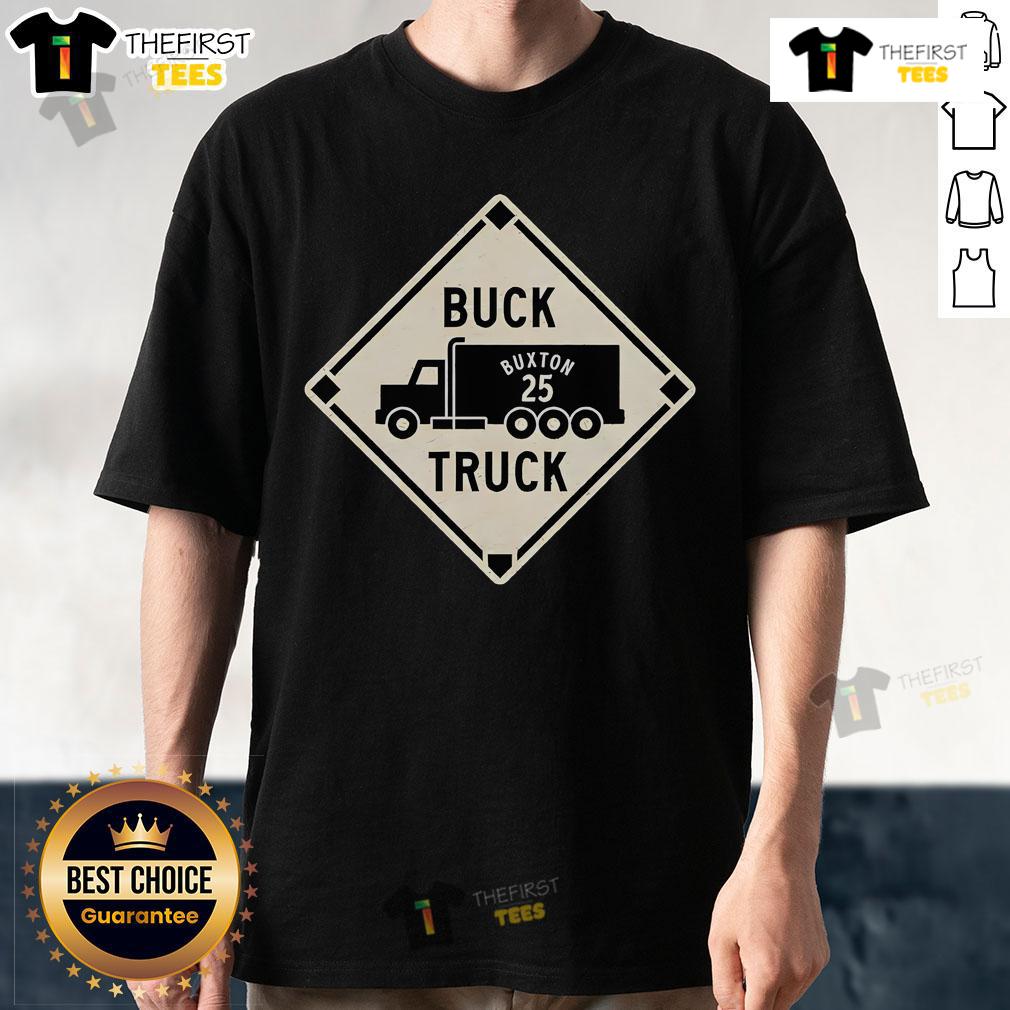 Alt Text: Top Buck Truck Byron Buxton T-Shirt featuring a vibrant design celebrating MLB star Byron Buxton.