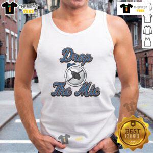 Good Athlete Drop The Mic Sports Tank Top in vibrant colors, perfect for workouts and casual wear. Stylish and comfortable.