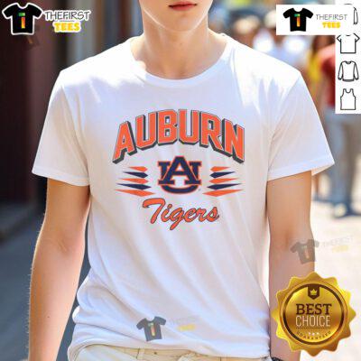 Alt Text: Hot Auburn Tigers logo t-shirt showcasing university team spirit gear for fans and supporters. Perfect for game day!