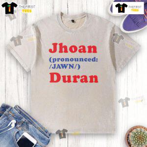 Comfortable Nice Jhoan Jawn Duran washed t-shirt in a stylish design, perfect for casual wear and everyday outfits.
