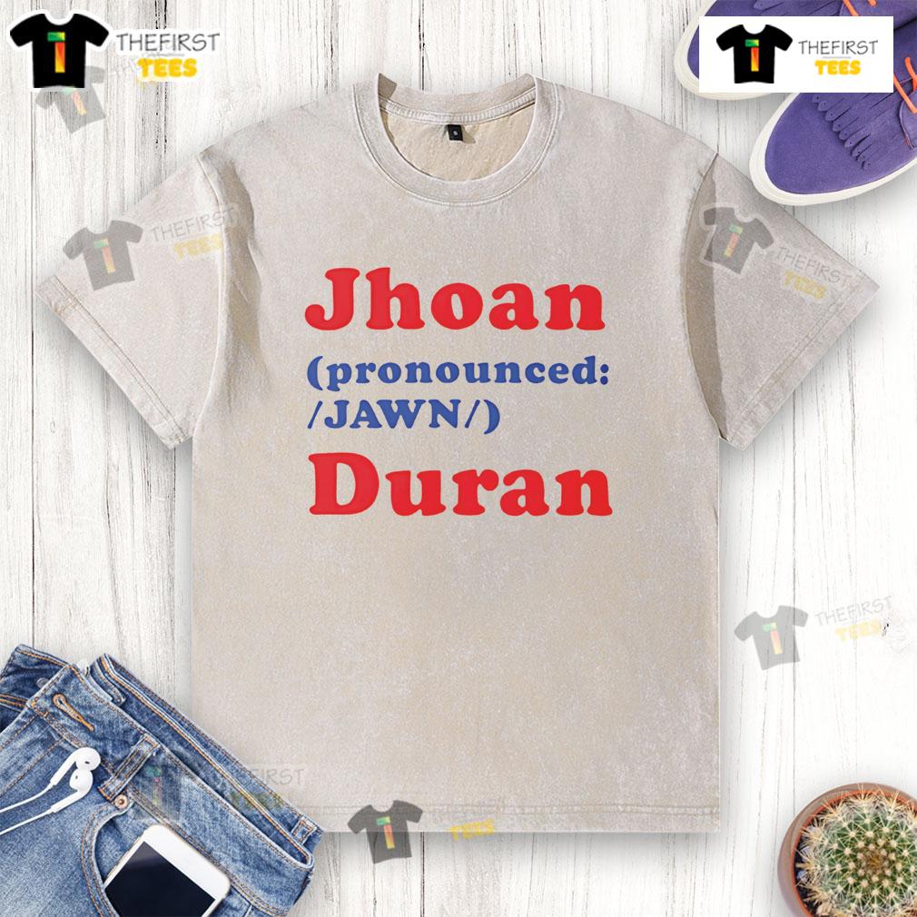 Comfortable Nice Jhoan Jawn Duran washed t-shirt in a stylish design, perfect for casual wear and everyday outfits.