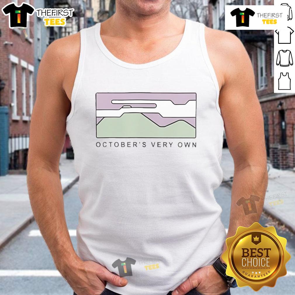 Alt Text: Nice Octobersveryown Very Own Hiker Tank Top - stylish outdoor apparel for hiking enthusiasts.