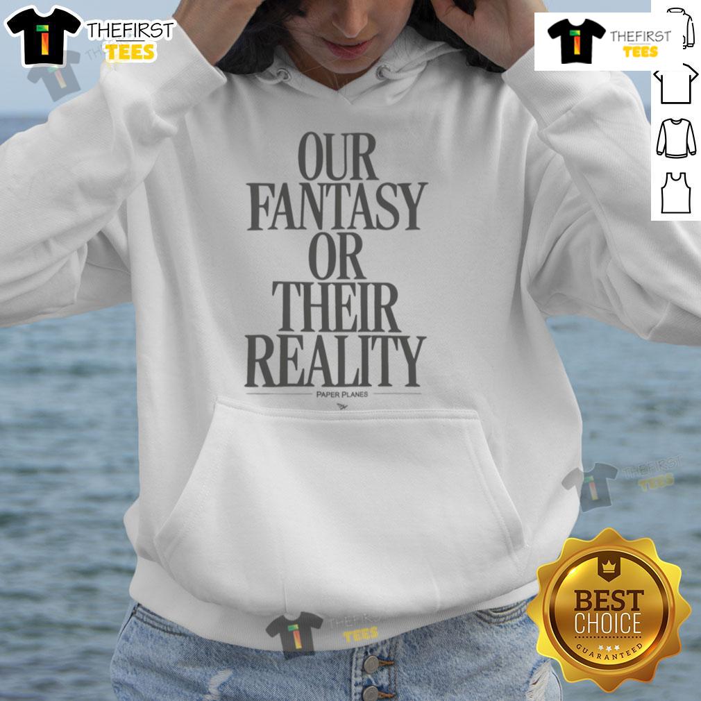 Nice Paper Plane hoodie featuring a whimsical design, blending fantasy and reality for a unique fashion statement.