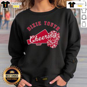 Official Cheerleading Pom Poms Sweatshirt in vibrant colors, perfect for cheer fans and team spirit on game day.