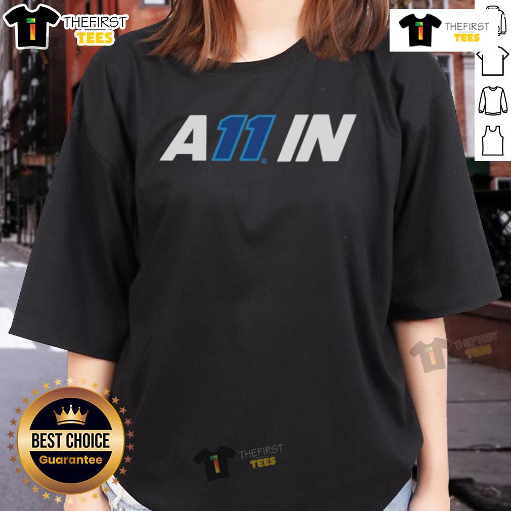 Alt Text: Denny Hamlin Dover Miles the Monster Win Ladies Tee featuring racing graphics and a stylish design for fans.
