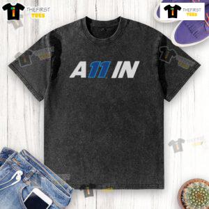 Alt Text: Official Denny Hamlin Dover Miles the Monster Win washed t-shirt featuring a bold design and NASCAR branding.