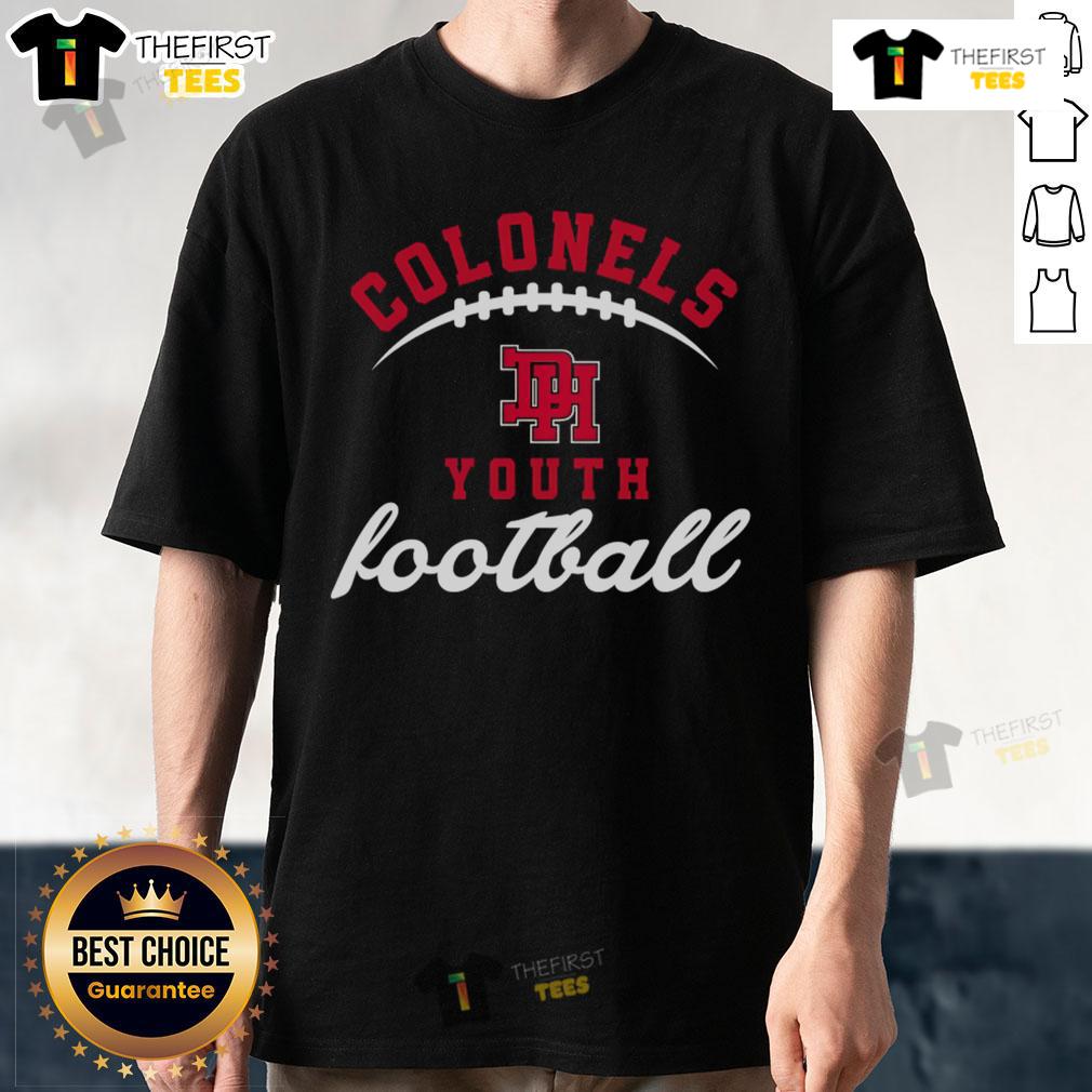 Official Dixie Colonels Youth Football T-Shirt featuring team colors and logo, perfect for young fans and players.