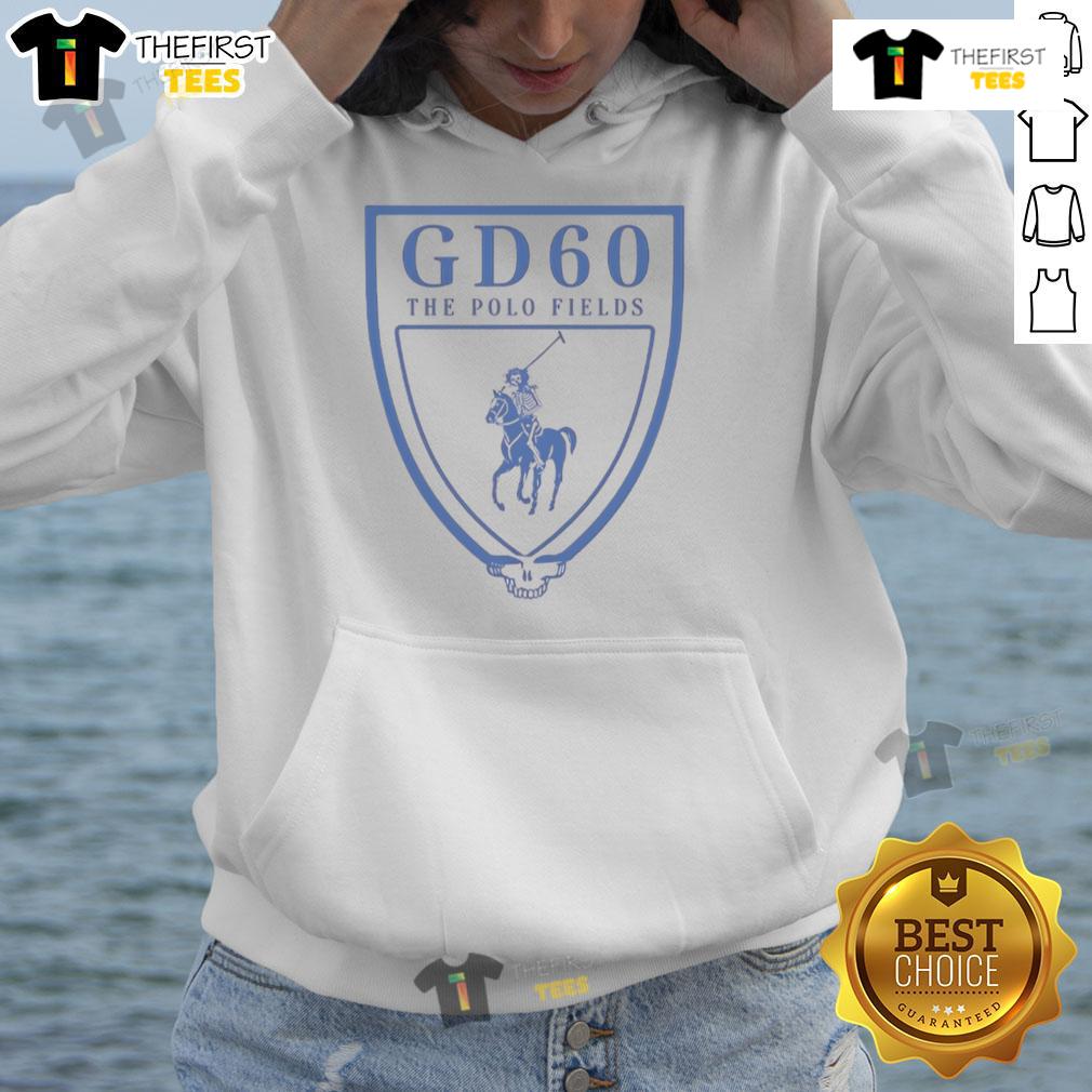 Alt Text: Official GD60 The Polo Fields Logo Hoodie featuring stylish design and comfortable fit for casual wear.